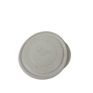PC Pampered Chef replacement round lid 6.5 white